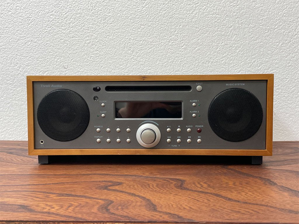 チボリオーディオ Tivoli Audio ミュージックシステム MUSIC SYSTEM CDコンポ FM/AM ラジオ チェリー材 旧モデル ●