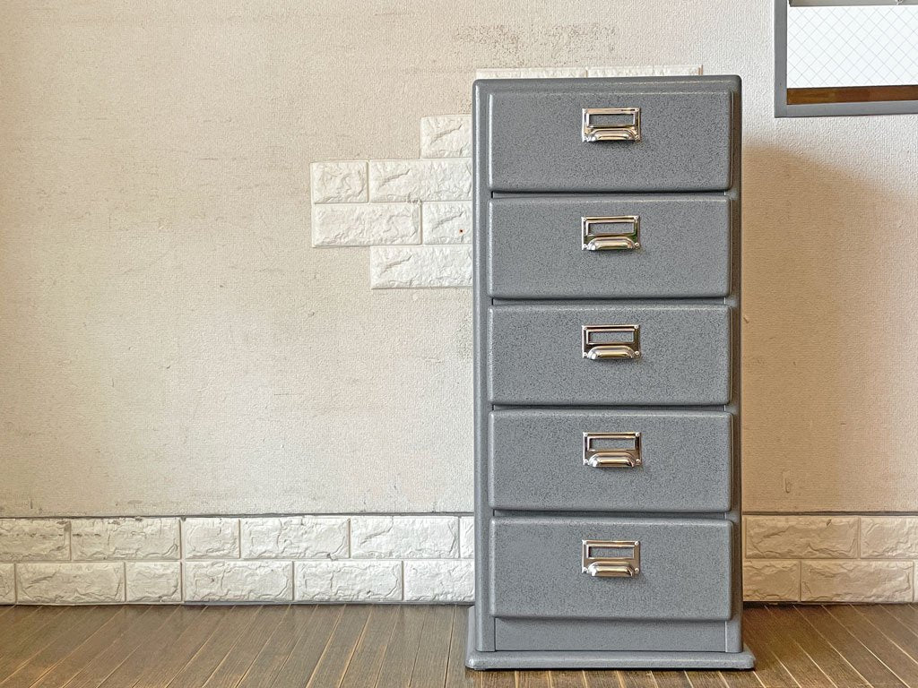 ダルトン DULTON 5ドロワーチェスト 5 DRAWERS CHEST RAW スチールチェスト H88cm インダストリアル 定価￥44,000- ◎