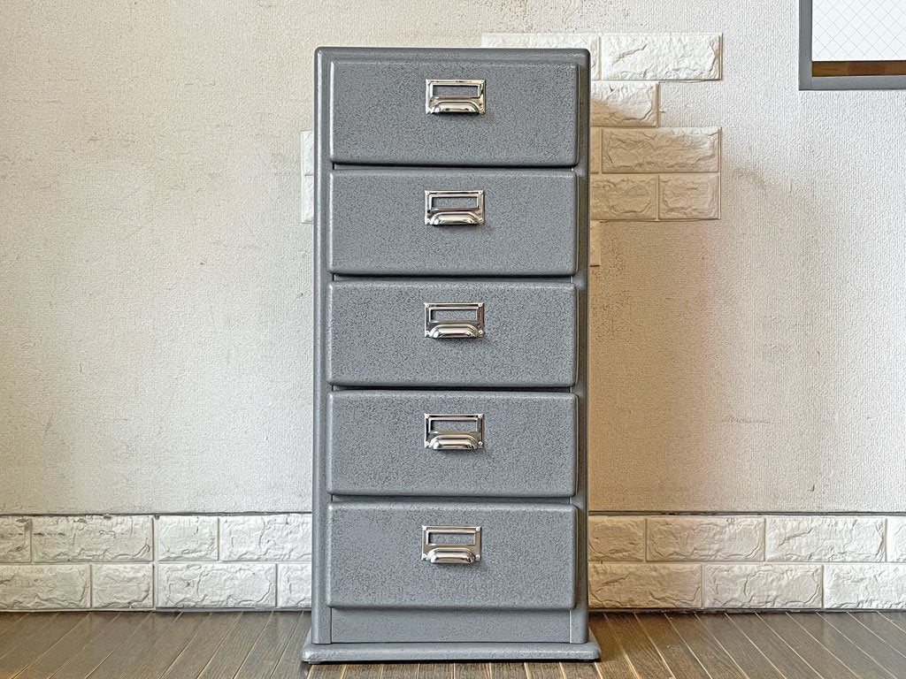 ダルトン DULTON 5ドロワーチェスト 5 DRAWERS CHEST RAW スチールチェスト H88cm インダストリアル 定価￥44,000- ◎