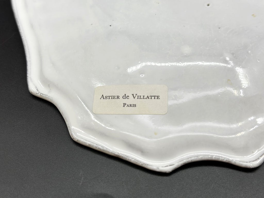 アスティエ・ド・ヴィラット Astier de Villatte レジェンス REGENCE ディナープレート W19cm フランス B ●