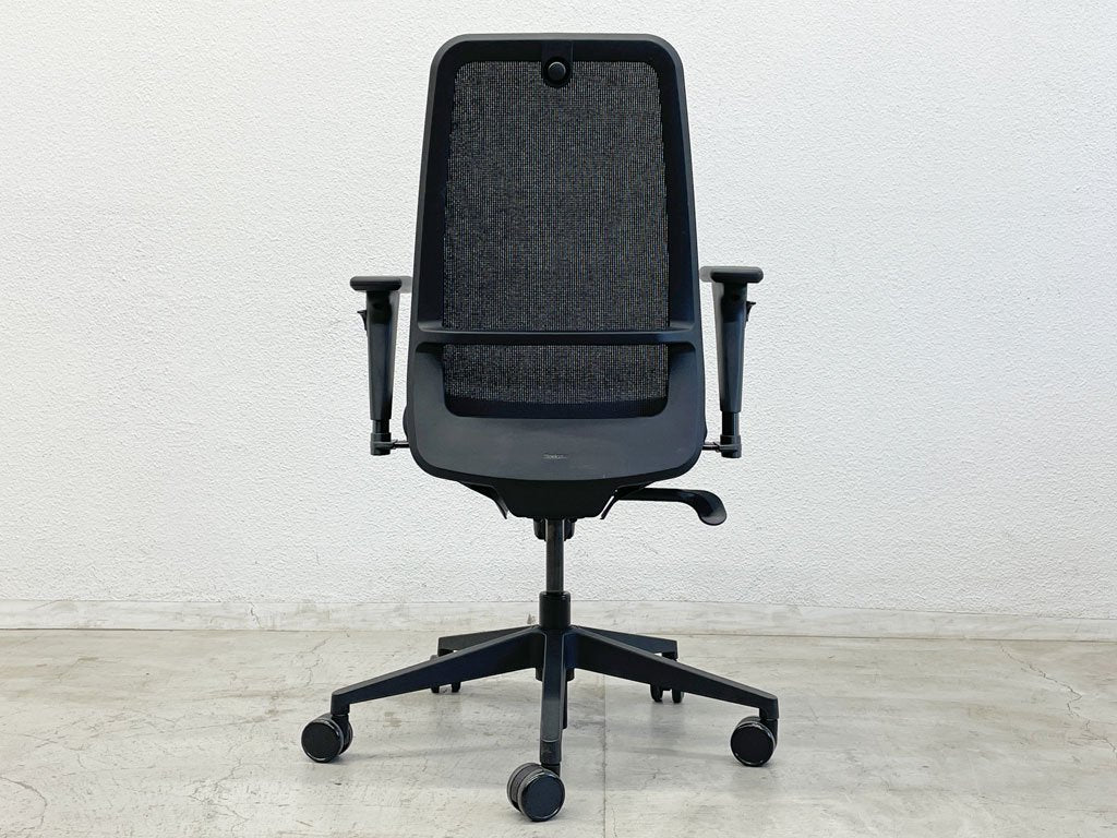 スチールケース Steelcase パーソナリティー Personality メッシュ ハイバックチェア アジャスタブルアーム リクライニング 座面前後調整 〓