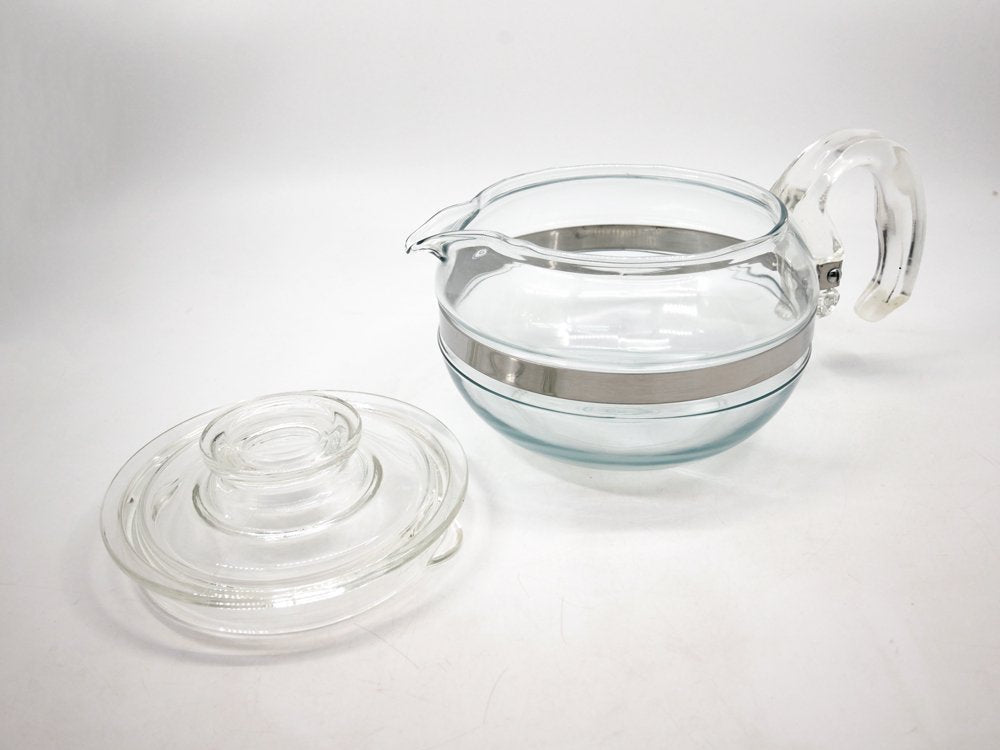 オールドパイレックス OLD PYREX コーニング社 Corning フレームウェア FLAMEWARE 8446 6cup ティーポット 1952年頃～1979年頃 ●