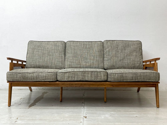 アクメファニチャー ACME Furniture ウィッカー WICKER SOFA 3P ハックベリー ラタン ファブリック 西海岸スタイル 定価￥198,770- ●