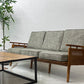 アクメファニチャー ACME Furniture ウィッカー WICKER SOFA 3P ハックベリー ラタン ファブリック 西海岸スタイル 定価￥198,770- ●