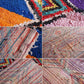 モロッカンラグ MOROCCAN RUG ボシャルウィット Boucherouite 180×142cm 手織り絨毯 ラグ モロッコ ■