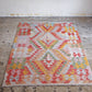 トゥモローランド TOMORROWLAND キリムラグ 158×100cm 手織り絨毯 幾何学模様 アフガニスタン ■