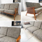 アクメファニチャー ACME Furniture ウィッカー ソファ WICKER SOFA 3P 3人掛け ハックベリー ラタン グレー USビンテージスタイル 定価￥198,770- ★