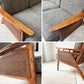 アクメファニチャー ACME Furniture ウィッカー ソファ WICKER SOFA 3P 3人掛け ハックベリー ラタン グレー USビンテージスタイル 定価￥198,770- ★