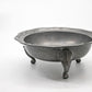 ヨーロピアンビンテージ European Vintage ピューター ボウル Pewter Bowl 花リム 天使の刻印 プレート トレイ 花器 アンティーク ブロカント ●