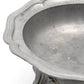 ヨーロピアンビンテージ European Vintage ピューター ボウル Pewter Bowl 花リム 天使の刻印 プレート トレイ 花器 アンティーク ブロカント ●