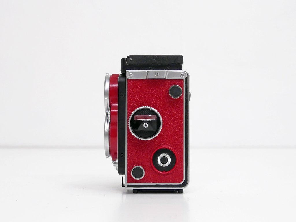 ローライ Rollei ローライフレックス Rolleiflex ミニデジ MiniDigi AF5.0 デジタル 二眼レフ レッド ミニチュアカメラ 箱付き ドイツ ●