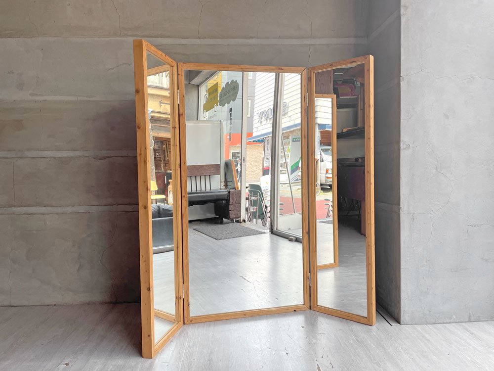 ピート・ヘイン・イーク Piet Hein Eek スクラップウッド ミラー SCRAPWOOD MIRROR L 古材 オランダ CIBONE取扱 ♪