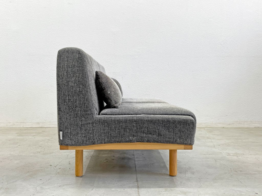 フランネルソファ FLANNEL SOFA ハーバン HARBAN 2.5シーターソファ ブナ材 ビーチ無垢材 カバーリング 定価約173,800円〓