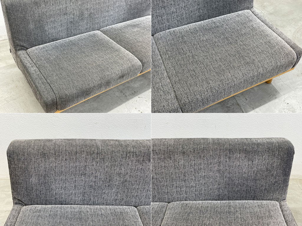 フランネルソファ FLANNEL SOFA ハーバン HARBAN 2.5シーターソファ ブナ材 ビーチ無垢材 カバーリング 定価約173,800円〓