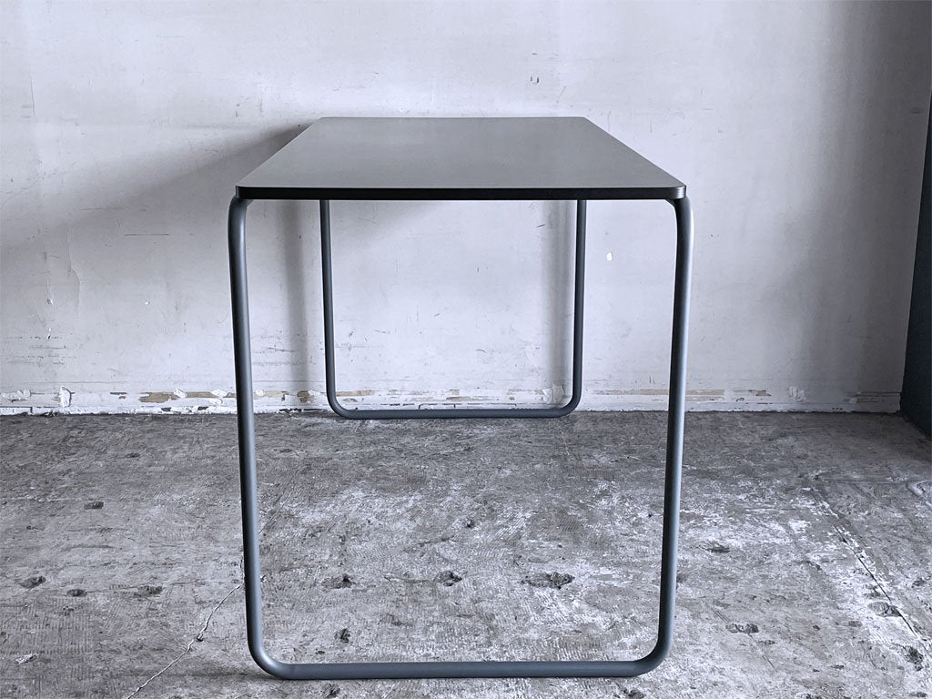 無印良品 MUJI × トーネット THONET  スチールパイプデスク Lサイズ ダークグレー バウハウス デザイン ■