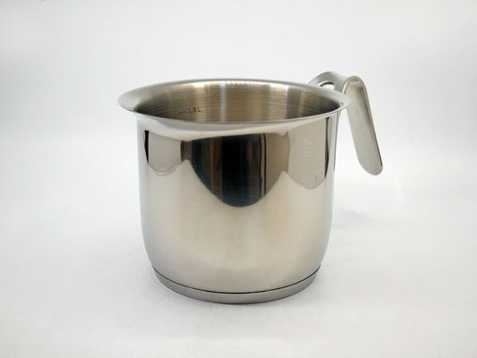 アレッシィ ALESSI Pots & Pans ミルクボイラー 1.9L ステンレス ジャスパー・モリソン Jasper Morrison 未使用品 ●