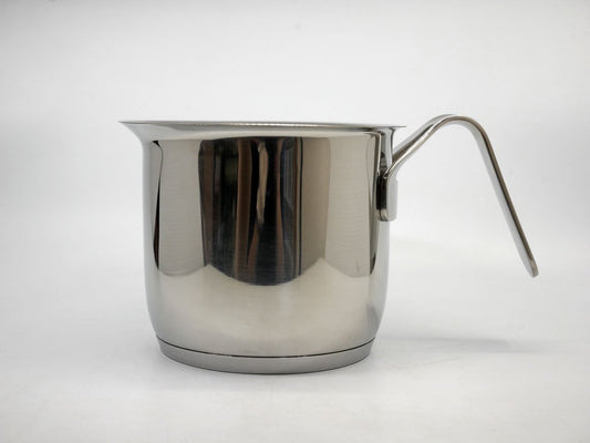 アレッシィ ALESSI Pots & Pans ミルクボイラー 1.9L ステンレス ジャスパー・モリソン Jasper Morrison 未使用品 ●