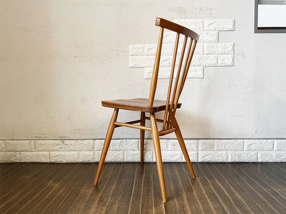 アーコール Ercol スティックバックチェア スピンドルチェア ダイニングチェア エルム材 UKビンテージ Vintage 英国家具 ◎