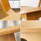 イデー IDEE ダイニングチェア DINING CHAIR Natural ナチュラル 板座 食卓椅子 長大作 ジャパニーズモダン 定価￥63,000- B ◎