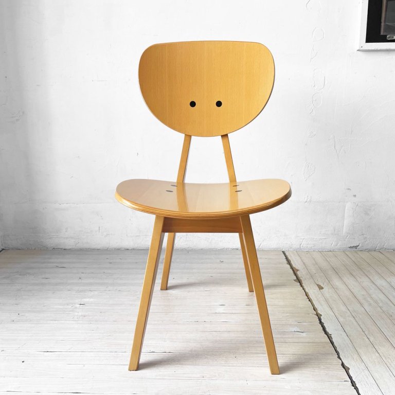 イデー IDEE ダイニングチェア DINING CHAIR Natural ナチュラル 板座 食卓椅子 長大作 ★