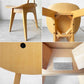 イデー IDEE ダイニングチェア DINING CHAIR Natural ナチュラル 板座 食卓椅子 長大作 ★