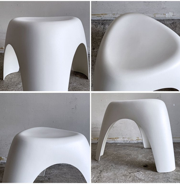 ヴィトラ Vitra エレファントスツール Elephant Stool ポリプロピレン製 ホワイト 柳宗理 ミッドセンチュリー MoMA 永久収蔵品 ■