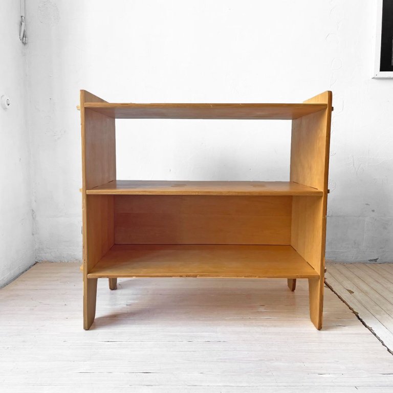 無印良品 MUJI ねじのいらない組立シェルフ WEDGE SHELF バーチ材 楔 廃盤 希少 ★