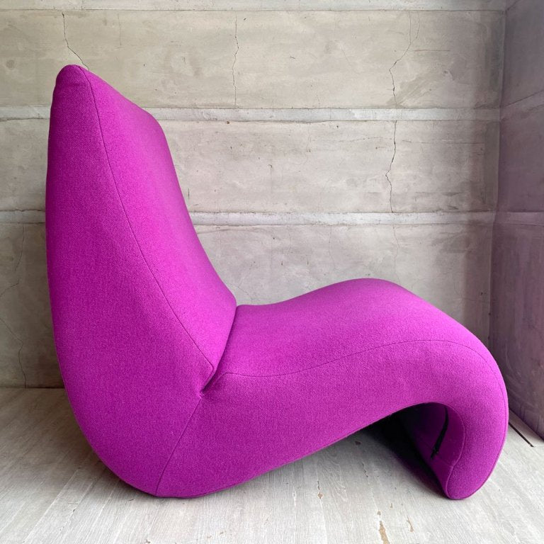 ヴィトラ vitra アムーベ Amoebe ラウンジチェア ヴェルナー・パントン Verner Panton パープル スペースエイジ デンマーク 北欧 名作椅子 ♪