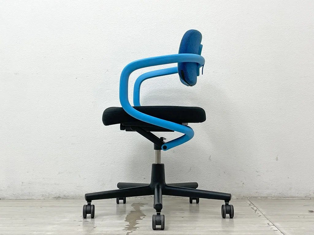 ヴィトラ Vitra オールスター Allstar オフィスチェア デスクチェア ブルー×アクアマリン 廃盤色 コンスタンチン・グルチッチ Konstantin Grcic 現行定価 約13万円 ●