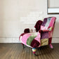 ハロ HALO アンチェア ANNE CHAIR ベルベットパッチワークボヘム VELVET PATCHWORK BOHEM 1人掛けソファ ラウンジチェア 英国家具 定価￥203,500- ◎