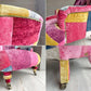 ハロ HALO アンチェア ANNE CHAIR ベルベットパッチワークボヘム VELVET PATCHWORK BOHEM 1人掛けソファ アスプルンド取扱 定価￥203,500- ♪