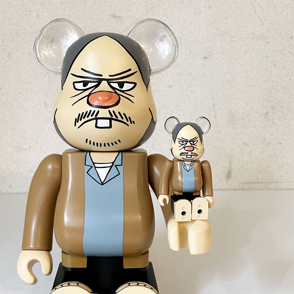 メディコムトイ MEDICOM TOY × 花井祐介 YUSUKE HANAI ベアブリック BE＠RBRICK バムサン BUM SAN 100％ & 400％ 2体セット 箱付 2023年 数量限定品 ◎