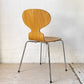 フリッツハンセン Fritz Hansen アントチェア ANT CHAIR アリンコチェア エルム材 4本脚 アルネ・ヤコブセン デンマーク 北欧家具 2013年製 ★