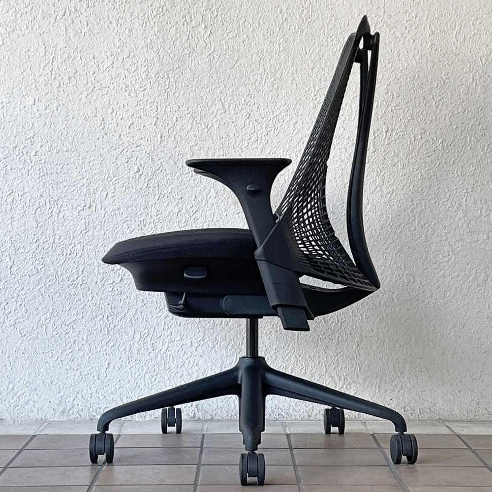 ハーマンミラー HermanMiller セイルチェア SAYL Chair サスペンションミドルバック アジャスタブルアーム デスクチェア タスクチェア イヴ・ベアール ◇
