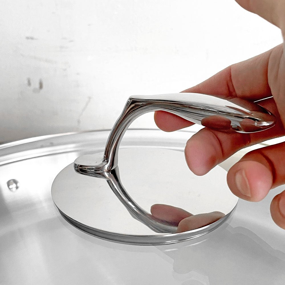 タッパーウェア Tupperware シェフシリーズ Chef Series パエリアパン Paella pan 36cm ガラス蓋付 ステンレス 日本未発売品 ■