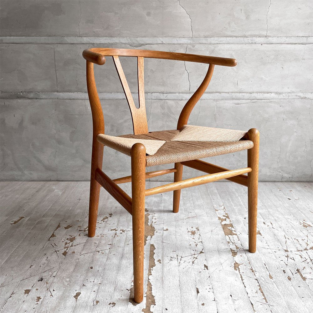カールハンセン＆サン Carl Hansen & Son CH24 Yチェア オイルフィニッシュ オーク材 ハンス・J・ウェグナー デンマーク ペーパーコード張替済 日本仕様サイズ ♪