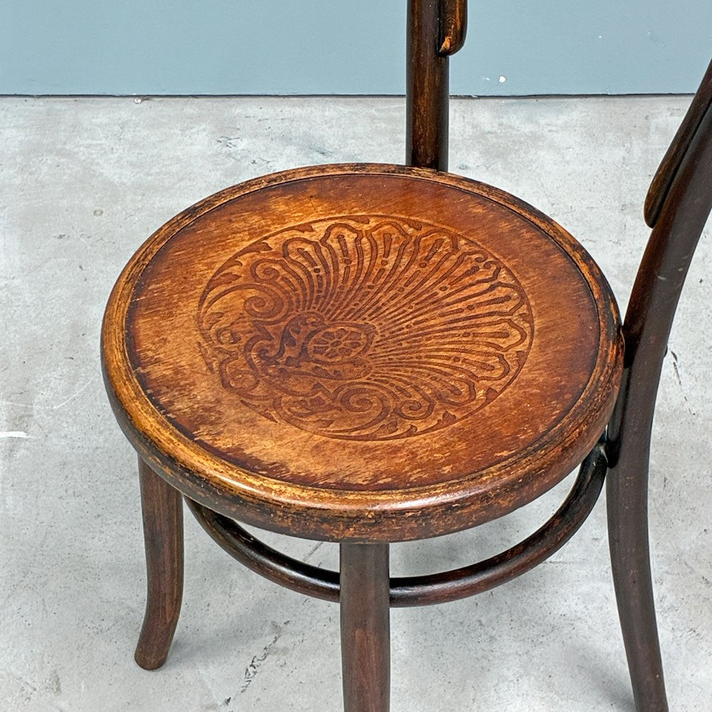 トーネット THONET No.14 ダイニングチェア ラウンドバック ベントウッドチェア 曲木 チェコ製 ビンテージ ◎