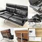 ハーマンミラー Herman Miller イームズソファ Eames Sofa 2シーター ウォールナット材 レザー ブラック C&R. イームズ ミッドセンチュリー ●