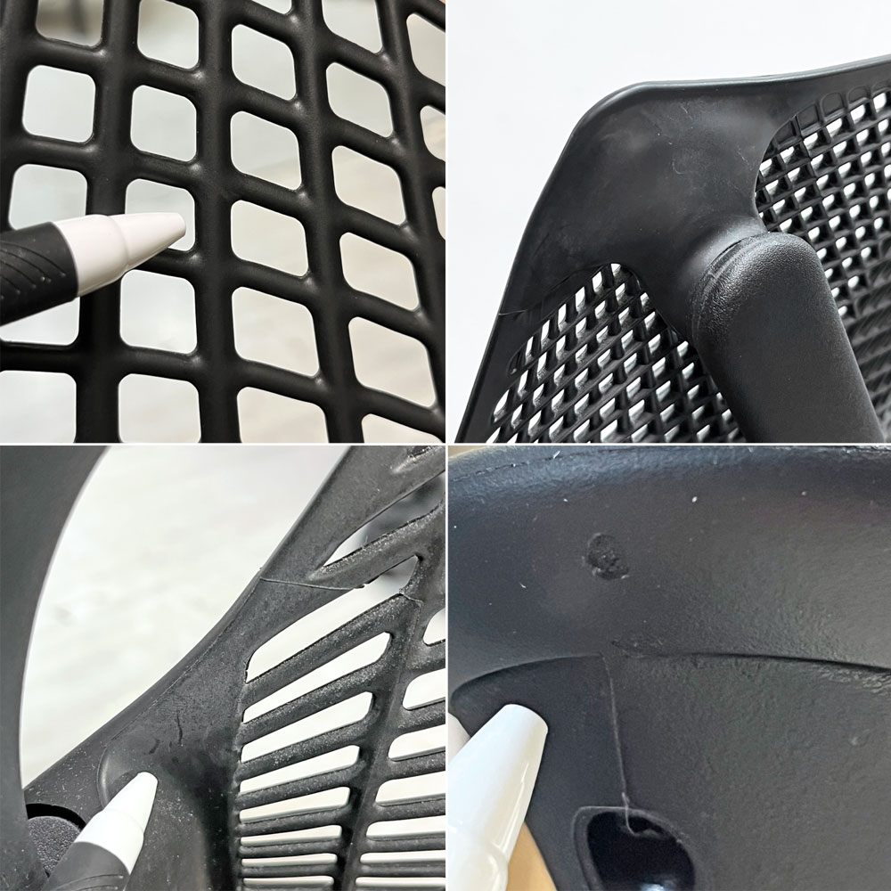ハーマンミラー HermanMiller セイルチェア SAYL Chair デスクチェア オフィスチェア アジャスタブルアーム ブラック イヴ・ベアール 2021年製 ●