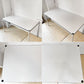 USMハラー USM Haller モジュラーファニチャー ハラーテーブル ワーキングデスク W150cm アジャスター パールグレーラミネート(ホワイト) 高さ調整機能付 スイス ★