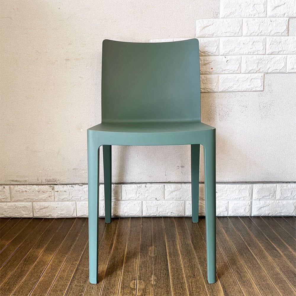 ヘイ HAY エレメンターレチェア ELEMENTAIRE CHAIR スモーキーグリーン ダイニングチェア ガーデンチェア ロナン＆エルワン・ブルレック 定価￥33,000- B ◎