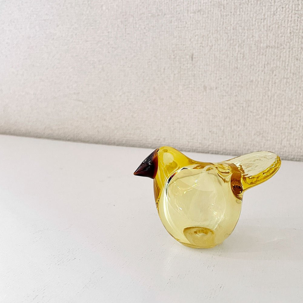 イッタラ iittala バーズバイトイッカ Birds by Toikka シエッポ Sieppo レモン×コッパー 箱付 オイバ・トイッカ イッタラバード 定価￥41,800- ◎