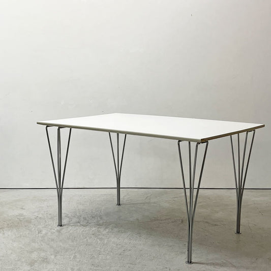 フリッツハンセン Fritz Hansen 長方形 TABLE SERIES Bテーブル ビンテージ ゴールドエッジ ダイニングテーブル ピート・ヘイン アルネ・ヤコブセン 希少 ●