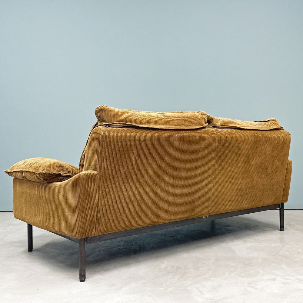 トラックファニチャー TRUCK FURNITURE DTソファ DT SOFA 2P スチール コーデュロイ フェザークッション W160cm 廃番サイズ ◎