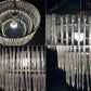 3ラウンドフレーム アイシクル シャンデリア 3Tiered Icicle Glass Chandelier ペンダントライト 〓