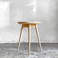 冨士ファニチャー FUJI FURNITURE ナギ Nagi サイドテーブル ラウンド オーク材 T04510S ナチュラル Φ40cm ■