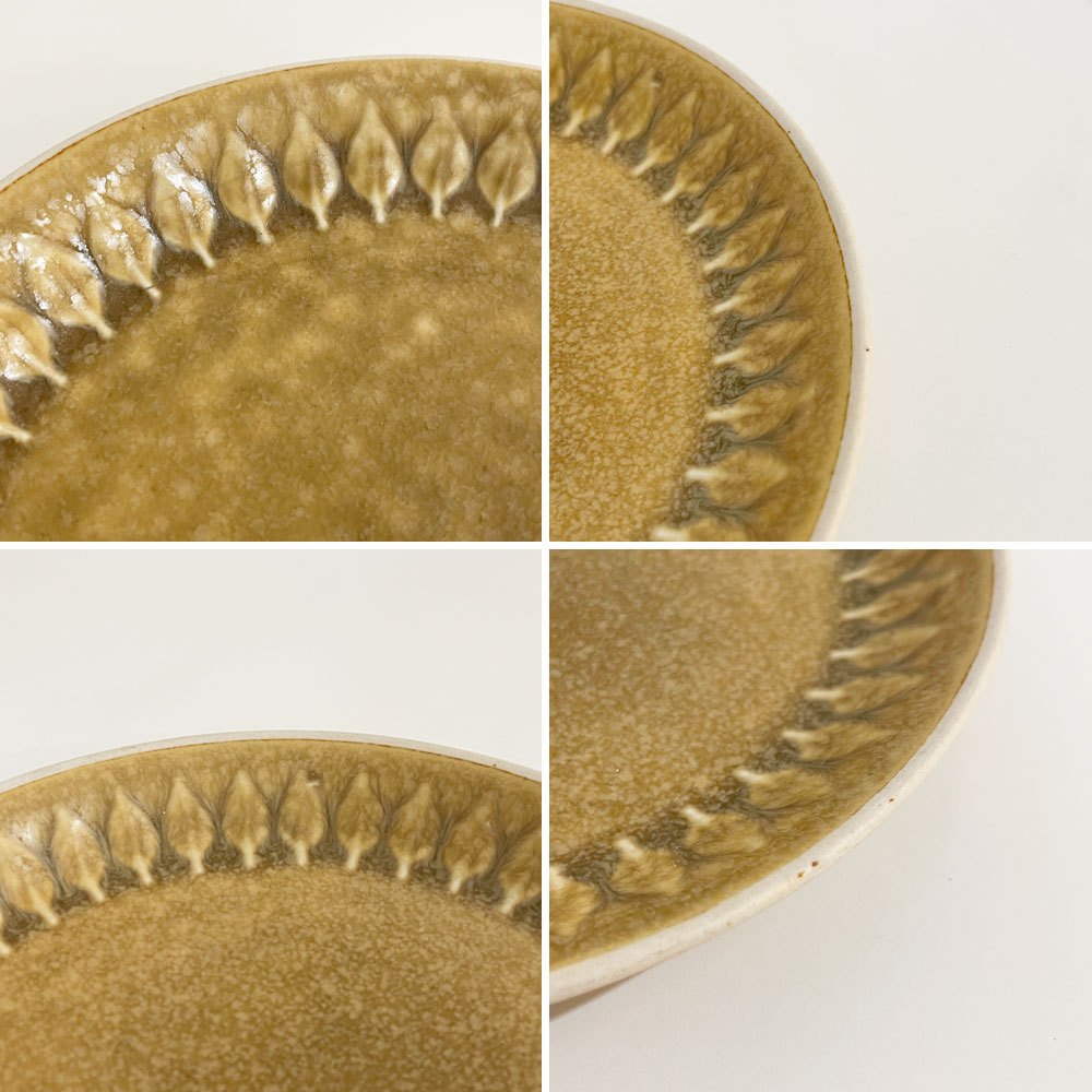 クロニーデン KRONJYDEN レリーフ Relief ケーキプレート 直径16.5cm 2枚セット イェンス クイストゴー デンマーク 北欧食器 ◎