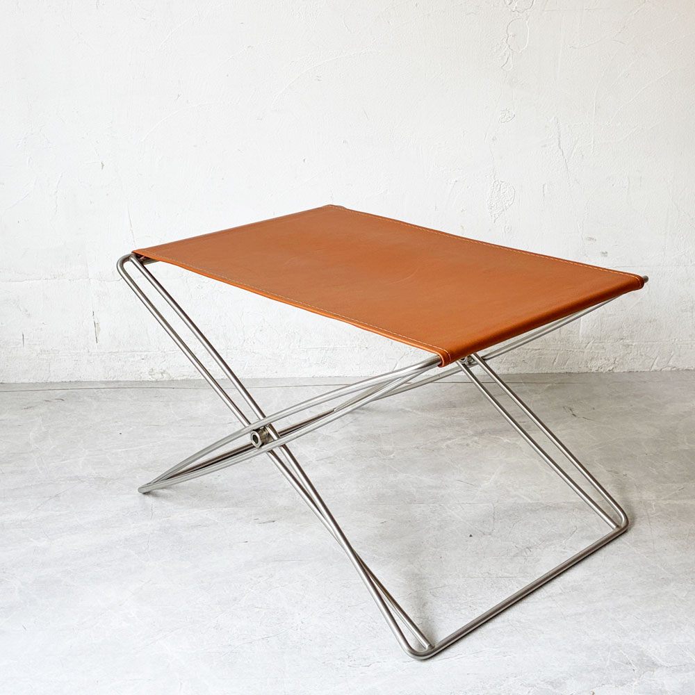フレデリシア Fredericia ジェイジー フォールディングスツール JG Folding Stool コニャック レザー 折りたたみ デンマーク 北欧家具 ★