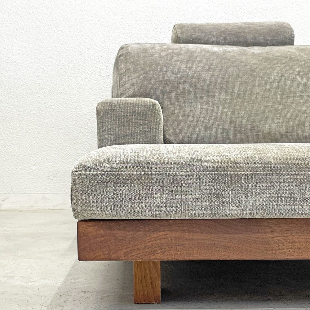 マスターウォール MASTERWAL デニッシュ ソファ DANISH SOFA カウチソファ ウォールナット無垢材 アカセ木工 ロースタイル 〓