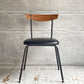 アクメファニチャー ACME Furniture グランビュー GRANDVIEW ダイニングチェア オーク材 PVCレザー ブラック 廃番モデル ♪